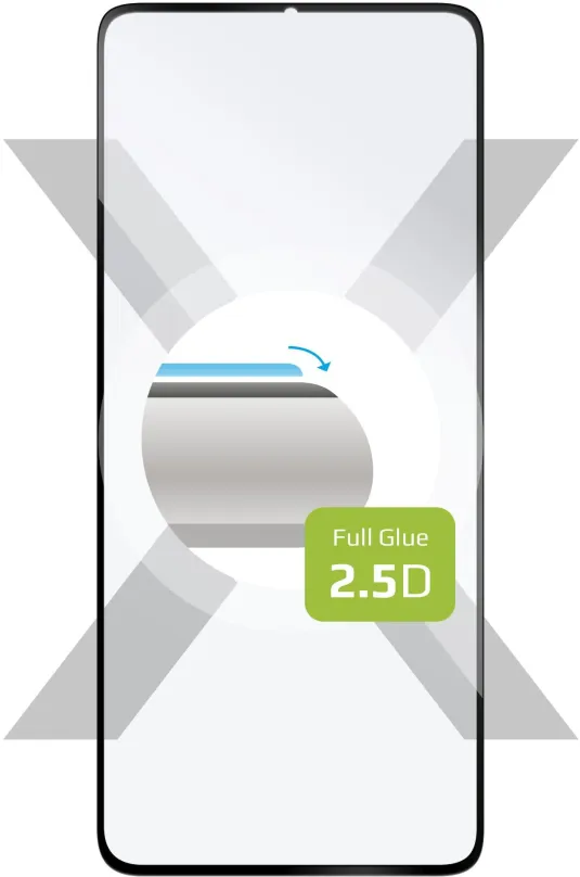 Ochranné sklo FIXED FullGlue-Cover pro Honor 9A/ Huawei Y6p černé