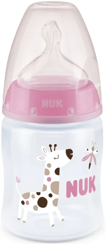 Dojčenská fľaša NUK FC+ fľaša s kontrolou teploty 150 ml ružová