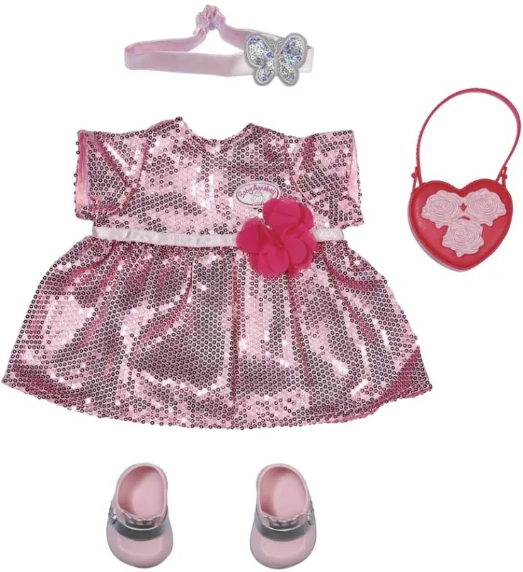 Oblečenie pre bábiky Baby Annabell Slávnostné šatôčky, 43 cm