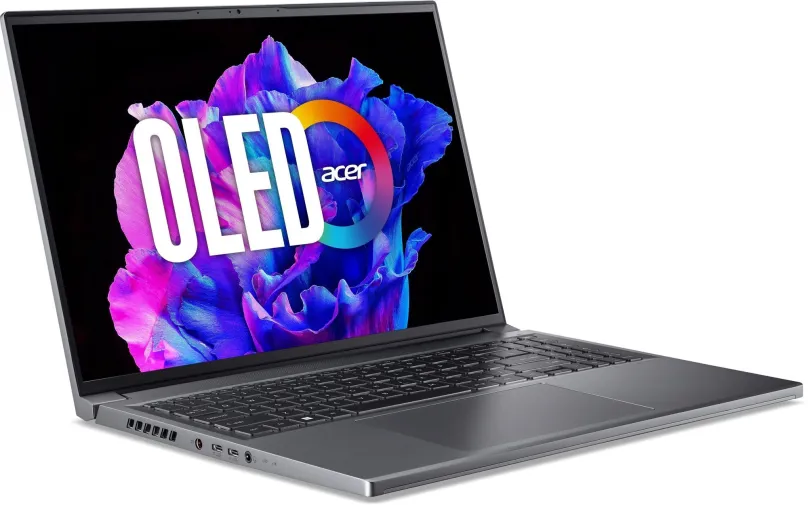 Notebook Acer Swift X 16 Steel Gray celokovový, AMD Ryzen 7 7840HS, 16" OLED lesklý 3