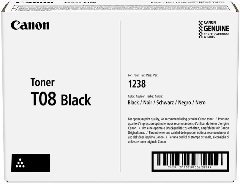 Toner Canon T08 čierny