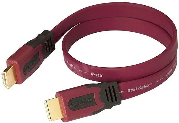 REAL CABLE HD-E-FLAT 15m, M / M HDMI kábel