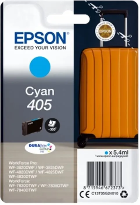 Cartridge Epson 405 azúrová