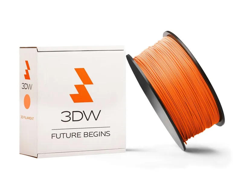 3DW - PLA filament 2,9mm oranžová, 1kg, tlač 195-225°C