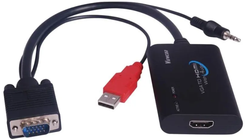 Redukcia PremiumCord VGA+audio Converter -> HDMI