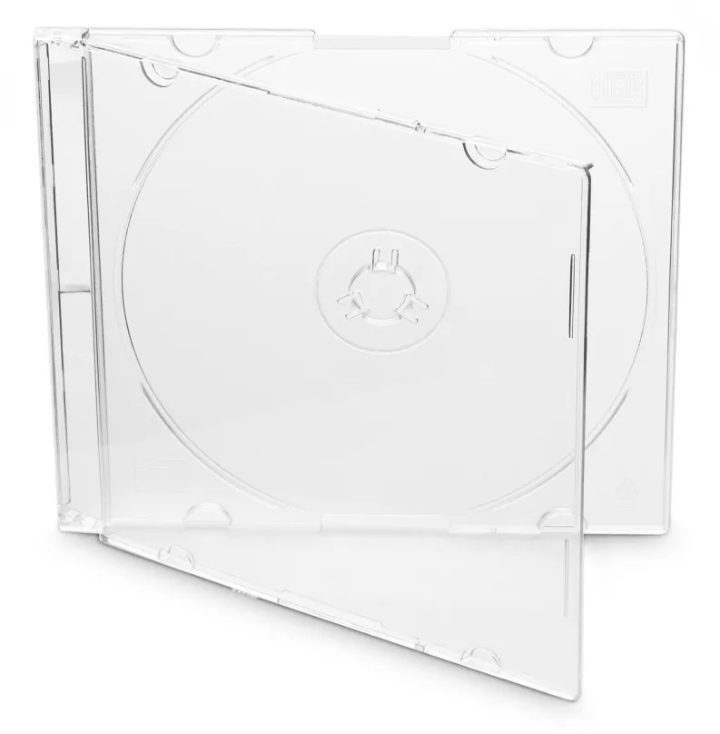 Obal na CD / DVD Cover IT Krabička slim na 1ks - číra (transparent), 5.2mm, 10ks / bal