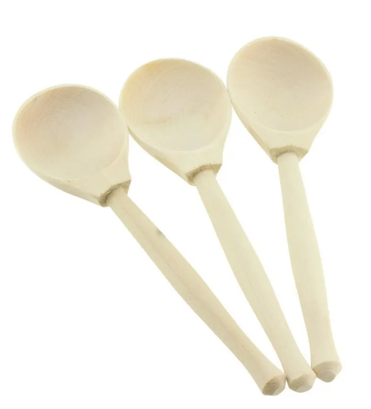 Riad do detskej kuchynky Ulanik Drevená súprava "3 Wooden small spoons"