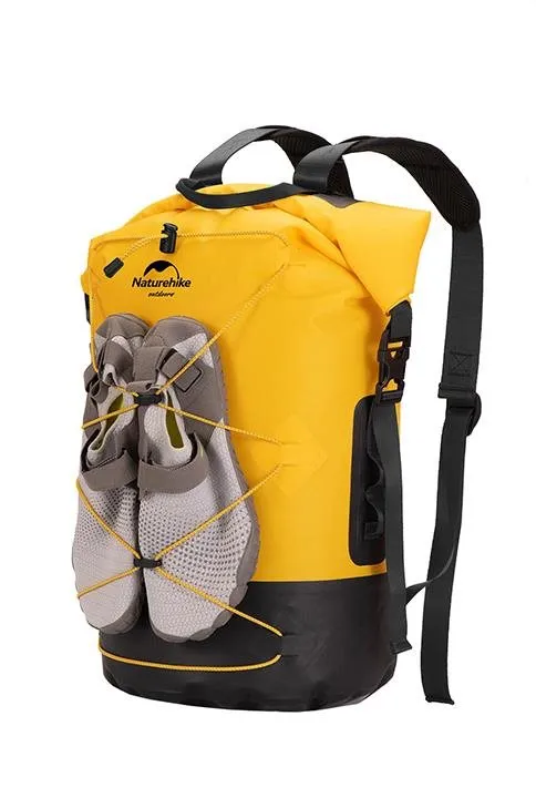 Turistický batoh Naturehike Vodotesný batoh 20 l, 430 g, žltý