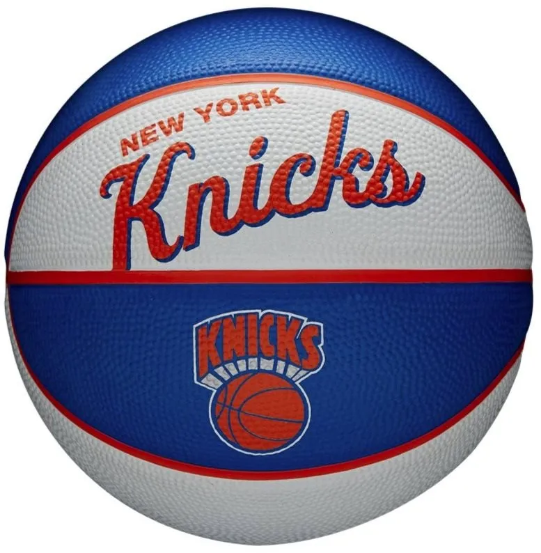 Basketbalová lopta Wilson NBA TEAM RETRO BSKT MINI NY KNICKS