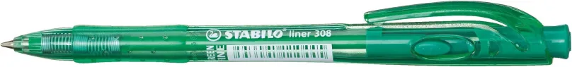 Guľôčkové pero STABILO liner zelené, 1 ks