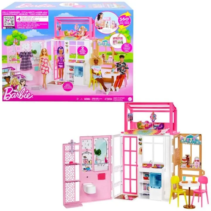 Domček pre bábiky Barbie Skladacie Dom