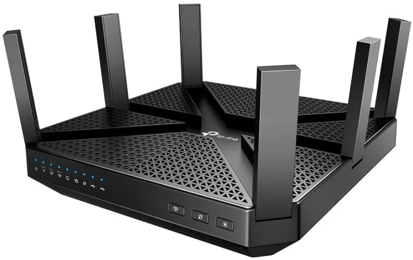 WiFi smerovač TP-Link Archer C4000, 802.11s/b/g/n/ac, až 4000 Mb/s, tri-band, 4x GLAN, 6x