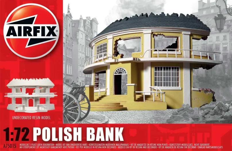 Plastikový model Classic Kit budova A75015 - Polish Bank, , typ modelu: dioráma, mierka: