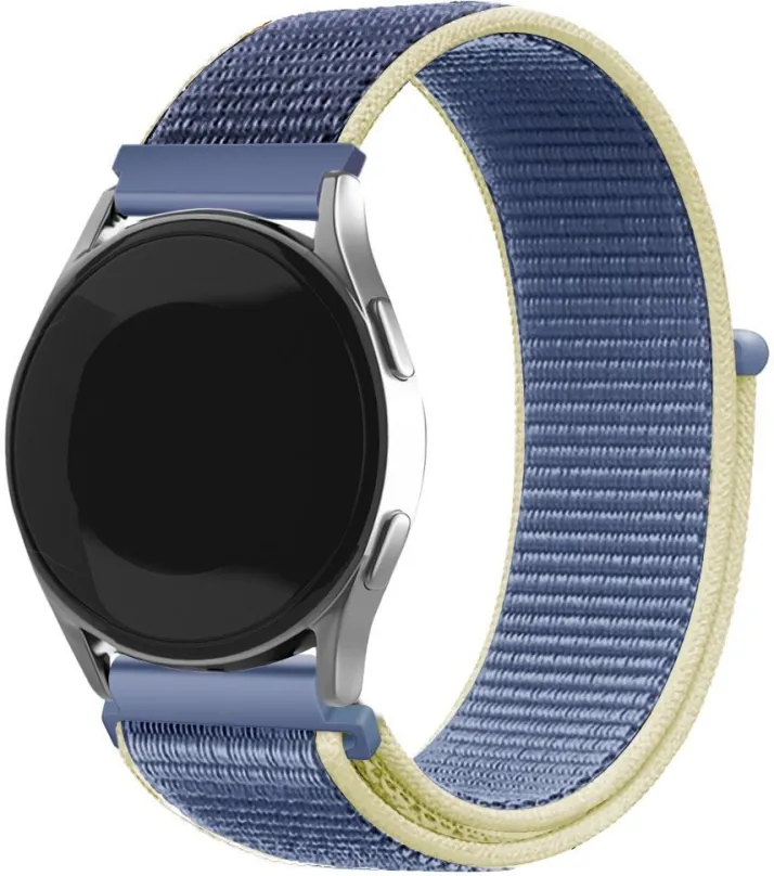 Remienok Eternico Airy Universal Quick Release 22mm Aura Blue and Gold edge