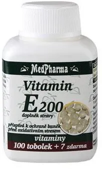 Vitamín E MedPharma Vitamín E 200 - 107 tob.