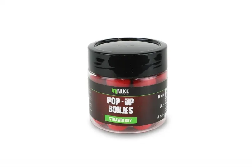 Nikel Pop-Up boilies Strawberry 50g 18mm