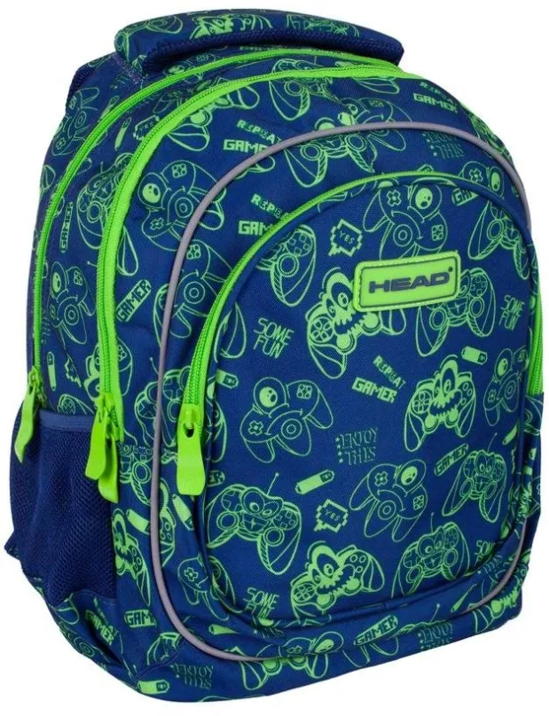 Školský batoh HEAD Gamer modrý