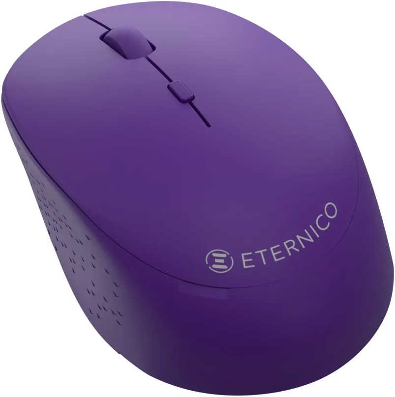 Myš Eternico Wireless 2.4 GHz Basic Mouse MS100 fialová, bezdrôtová, optická, 800 - 1200 -