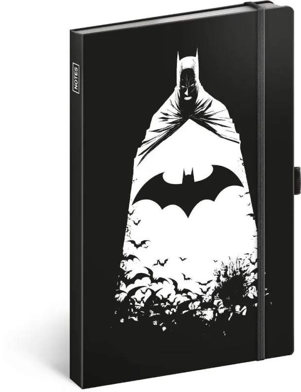 Zápisník PRESCOGROUP Batman, linajkový, 13 x 21 cm