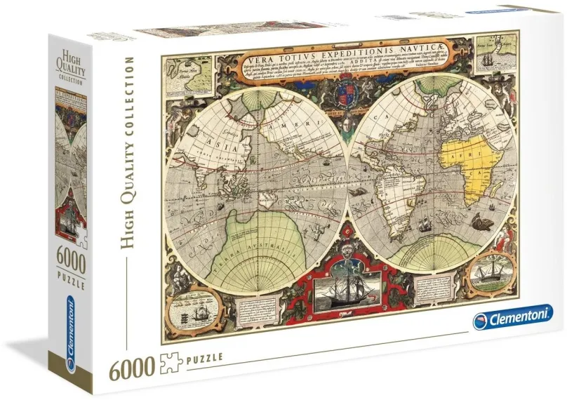 Puzzle Clementoni Puzzle Antická námorná mapa 6000 dielikov