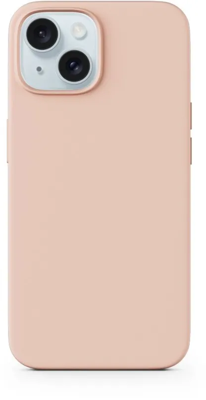 Kryt na mobil Epico Mag+ silikónový kryt pre iPhone 15 s podporou MagSafe - ružový