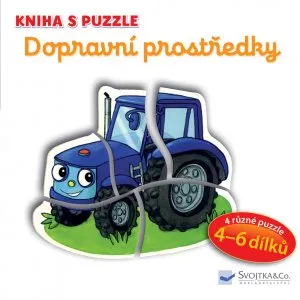 Svojtka & Co. Kniha s puzzle: Dopravné prostriedky