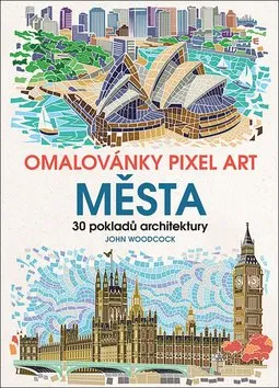 Omaľovánky Omaľovánky Pixel Art Mestá: 30 pokladov architektúry