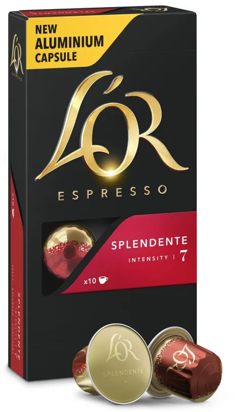 Kávové kapsule L'OR Espresso Splendente 10ks hliníkových kapsúl