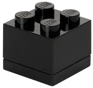 Úložný box LEGO Mini Box 46 x 46 x 43 - čierna