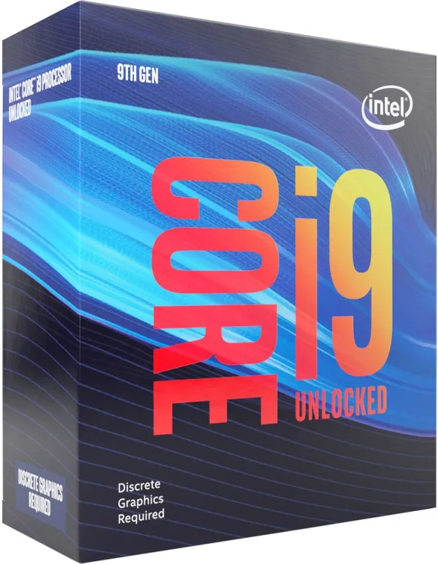 Procesor Intel Core i9-9900KF, 8 jadrový, 16 vlákien, 3,6 GHz (TDP 95W), Turboboost 5GHz,