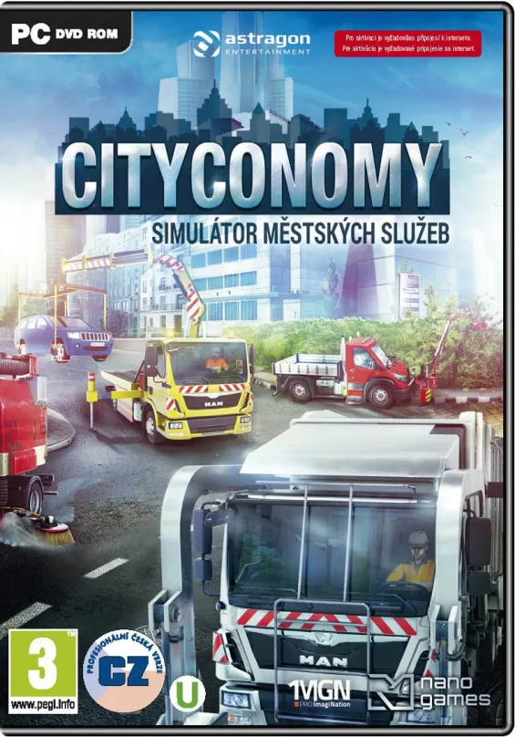 Hra na PC Cityconomy, krabicová verzia, žáner: simulátor,