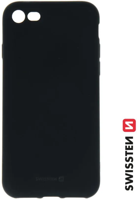 Kryt na mobil Swissten Soft Joy pre Apple iPhone 7 čierna