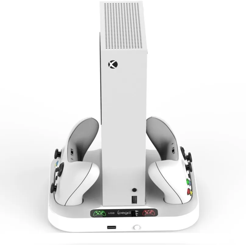 Dobíjacia stanica iPega XBS012 Multifunkčný Nabíjací Stojan s Chladením pre Xbox + 2ks Batérie