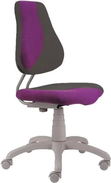 Detská stolička ALBA Fuxo S-Line šedo / fialová