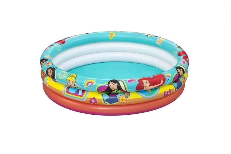 Detský bazén Bestway Bazénik Disney Princess trojkomorový 122 cm