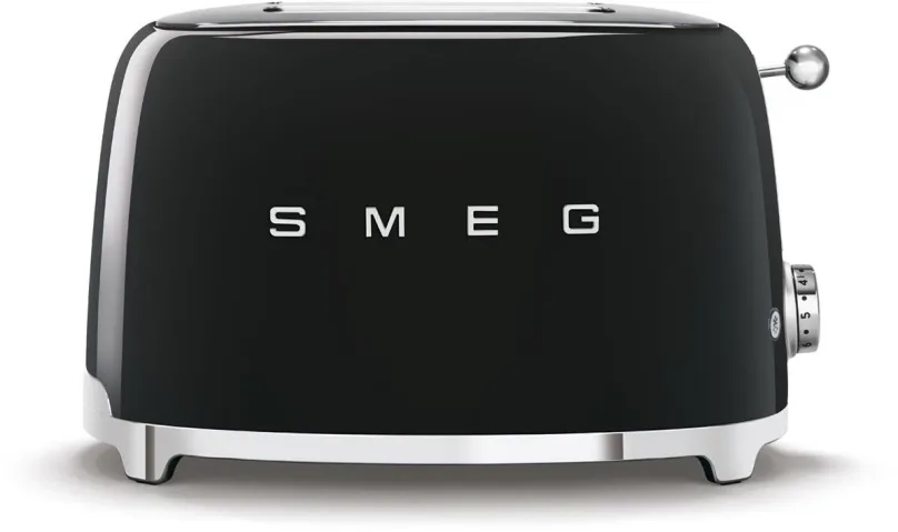 Hriankovač SMEG 50's Retro Style 2x2 čierny 950W