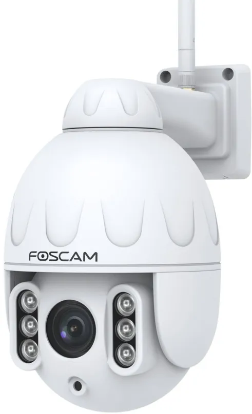 IP kamera FOSCAM 4MP Outdoor WiFi Round Dome PTZ (4x), vnútorné a vonkajšie, detekcia pohy