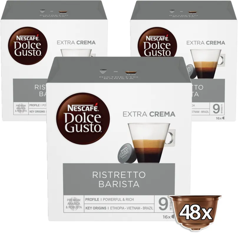 Kávové kapsule NESCAFÉ Dolce Gusto Espresso Barista, 3 balenia
