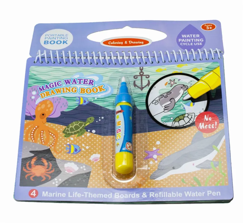 Kreatívna hračka KIK KX7799 Vodné omaľovánky podvodný svet