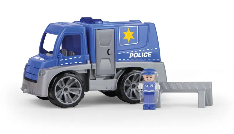 Auto Truxx polícia, okrasný kartón