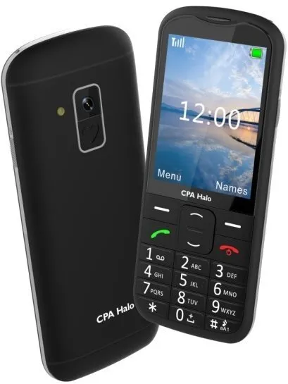 Mobilný telefón CPA Halo 18 Senior čierny