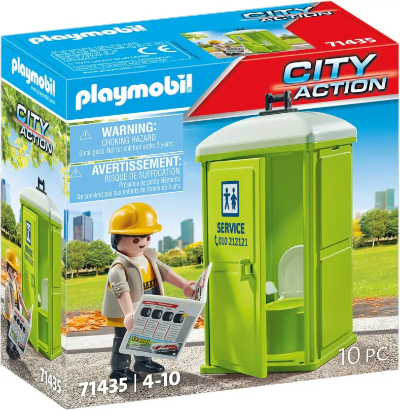 Stavebnica Playmobil 71435 Mobilná toaleta