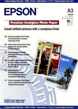 Fotopapier Epson Premium Semi-Gloss Photo Paper - A4 - 20 hárkov