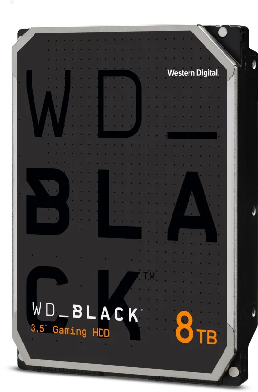 Pevný disk WD Black 8TB, 3.5", SATA III, maximálna rýchlosť prenosu 238 MB/s, cache 1