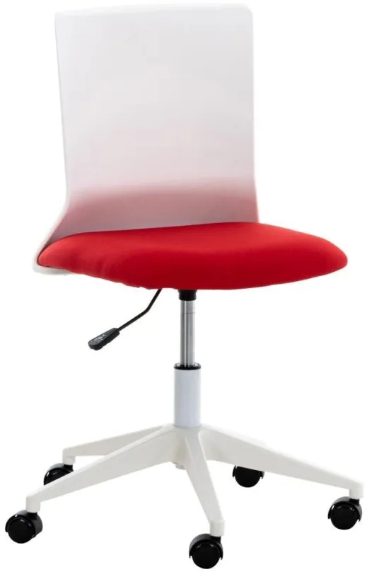 Kancelárska stolička BHM GERMANY Apolda, textil, červená