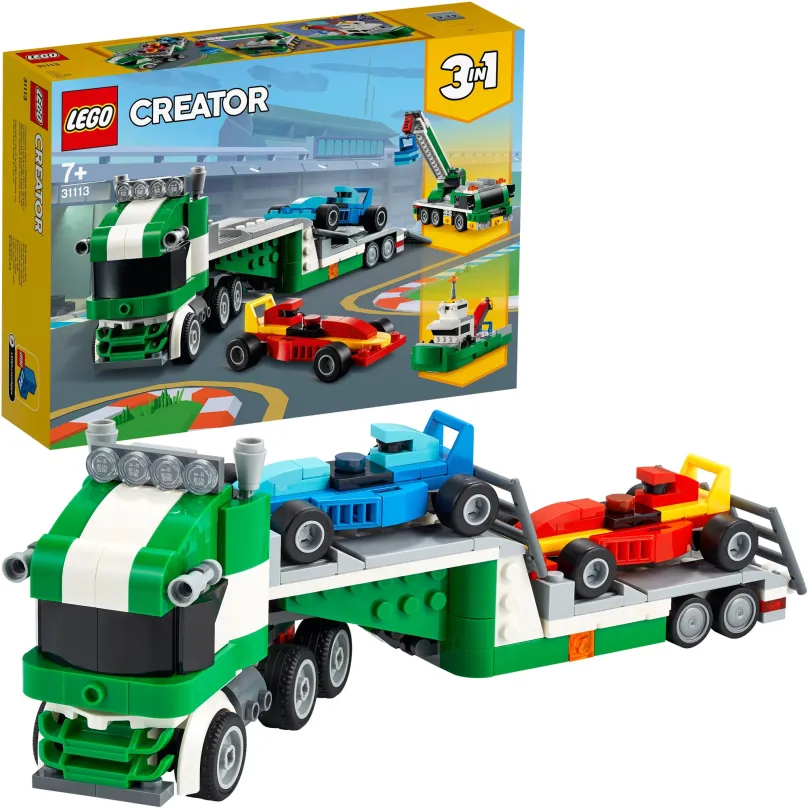 LEGO stavebnica LEGO® Creator 31113 Kamión na prepravu závodných áut