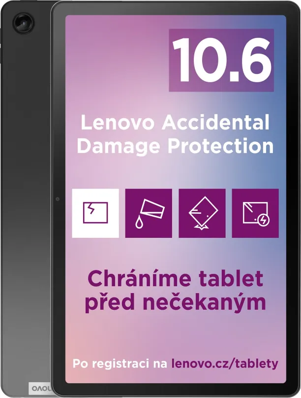 Tablet Lenovo Tab M10 Plus (3rd Gen) 4GB + 128GB Storm Grey, displej 10,61 "QHD 1200