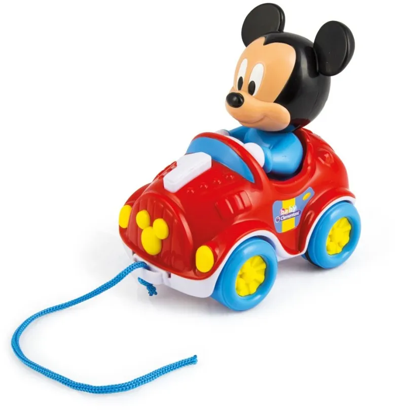 Ťahacia hračka Clementoni Ťahacie autíčko Baby Mickey