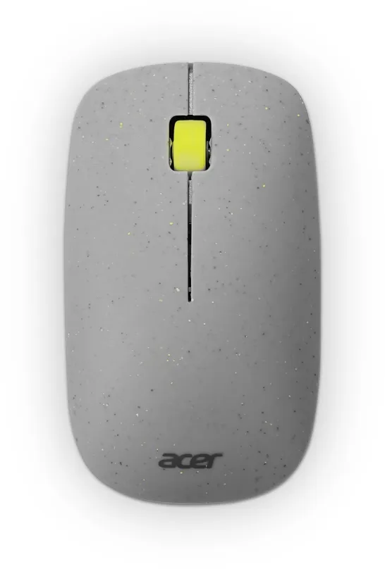 Myš Acer VERO mouse Grey, bezdrôtová, optická, symetrická, pripojenie cez USB, na 1 AA ba