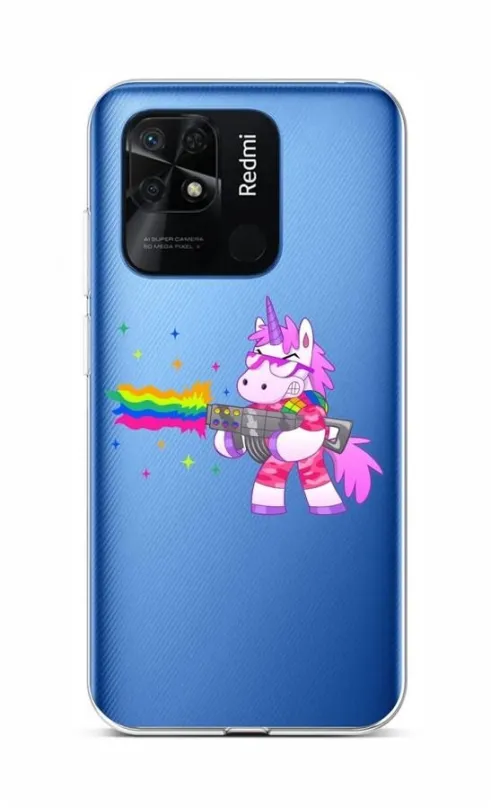 Kryt na mobil TopQ Kryt Xiaomi Redmi 10C Rainbow Gun 76118, pre Xiaomi Redmi 10C, materiál